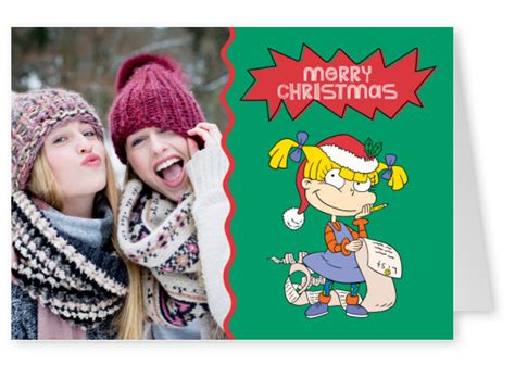 Rugrats Merry Christmas Karten F R Kinder Echte Postkarten