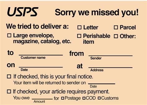 I Redesigned The Usps Package Delivery Slip Package Delivery Lettering To From