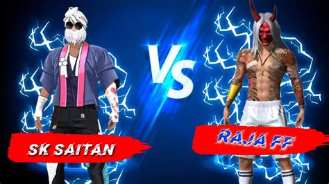 Totalgameing Customgameplay 1vs 1gameplay SK SAITAN VS RAJA FF CUSTOM