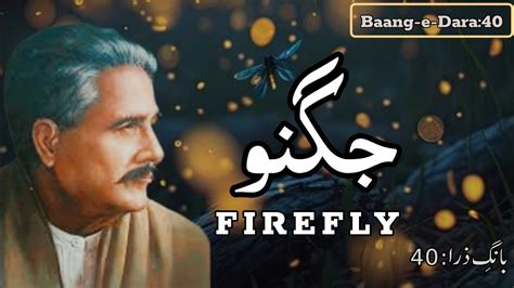 Baang E Dara 40 Juggnu Firefly Allama Iqbal Poetry YouTube