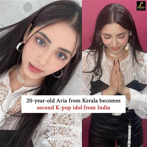 Meet Aria The 20 Year Old Kerala Girl Who Has Become The Second K Pop Artiste From India R