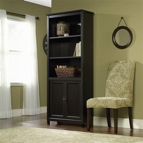 15 Ideas Of Black Bookcases With Doors