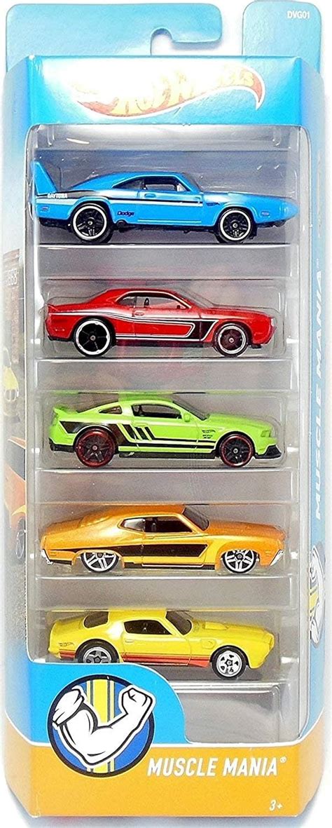 Hot Wheels Muscle Mania Car Gift Pack Dvg Styles May Vary Amazon In Toys Games