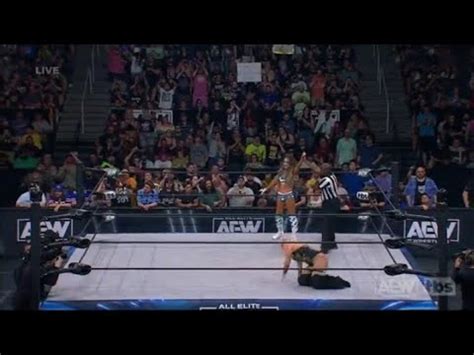 Aew Dynamite Britt Baker Defeats Taya Valkyrie In A Singles