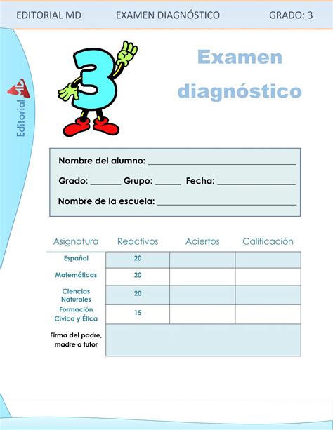 Examen Diagnostico De Tercer Grado De Primaria