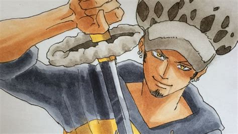 How To Draw Trafalgar Law One Piece Drawing Tutorial YouTube