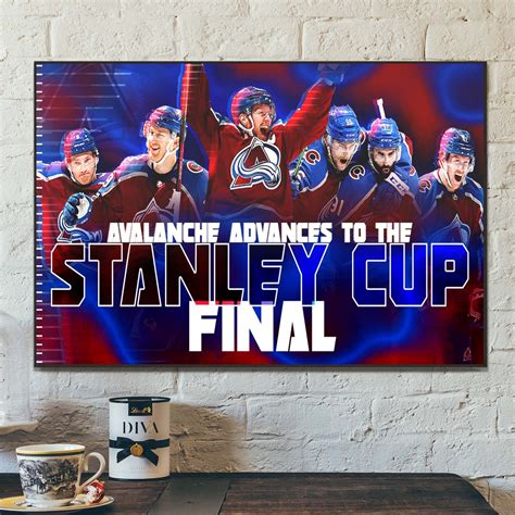 Stanley Cup Final 2022 Avalanche Vs Lightning Poster Canvas Rever Lavie