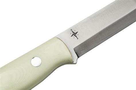 Bark River Aurora Scandi CPM 3V White G10 Feststehendes Messer