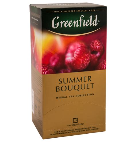 ЧАЙ GREENFIELD SUMMER BOUQUET 25 пак - замовити доставку за актуальними ...
