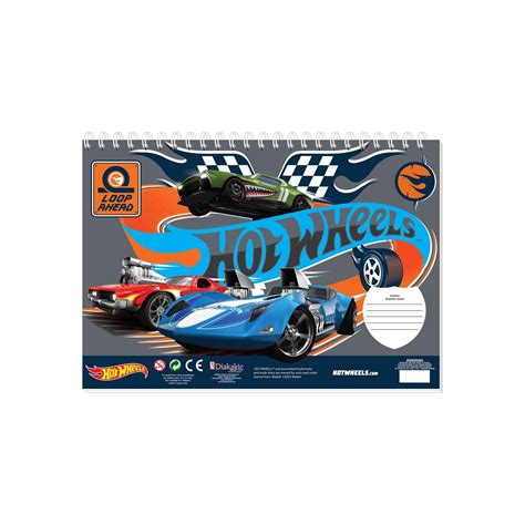 Diakakis Imports Hot Wheels Coloring Pad X Cm Sheets Stickers Stencils Coloring Pages