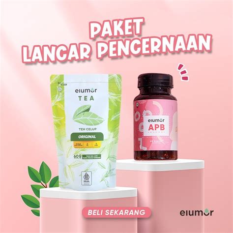 Jual Paket Ampuh Lancarkan Pencernaan Dan BAB Elumor Tea Original Isi