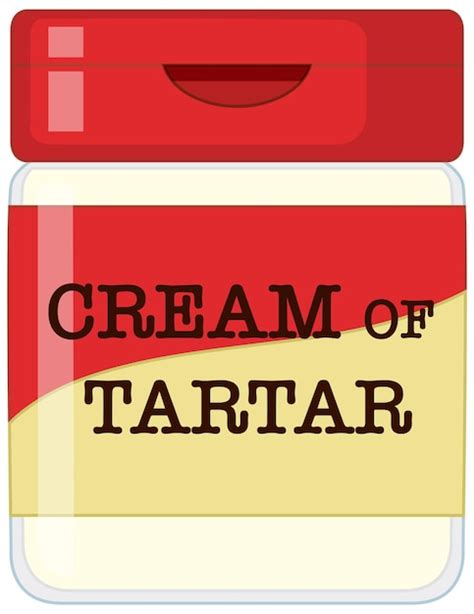 Free Vector | Cream of Tartar Powder Vector