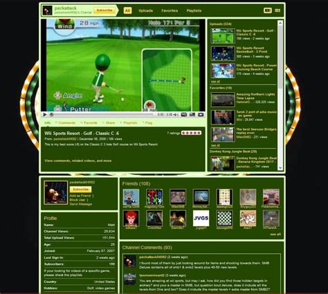 Remember The Old Youtube Channel Layout Rzillennials