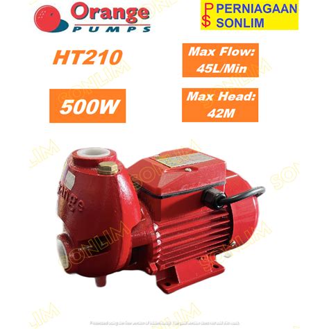 ORANGE PUMPS HT210 CENTRIFUGAL WATER PUMP Shopee Malaysia