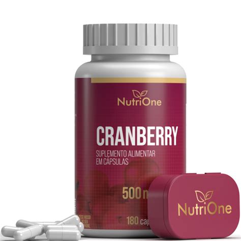 Cranberry 500mg 180 Cápsulas NutriOne Nutracêuticos e Vitaminas