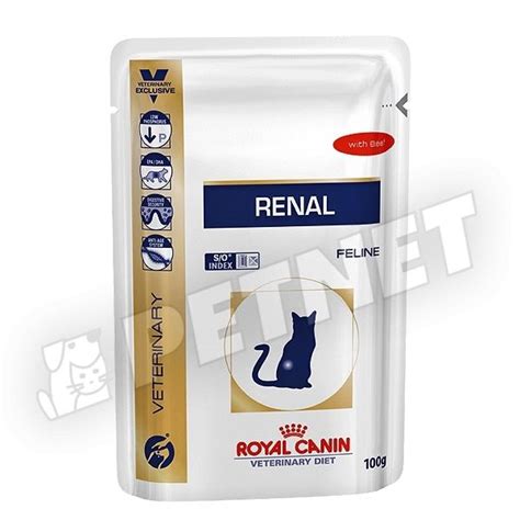 Royal Canin Feline Renal with Beef 85g - nedvestáp vesebeteg macskáknak ...