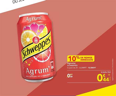 Promo Agrumes Schweppes Chez METRO ICatalogue Fr