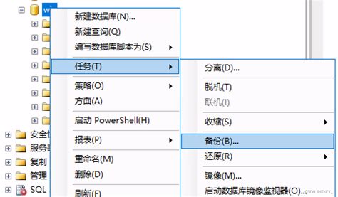 Sqlserver数据库备份与还原的几种方式 Sqlserver备份与还原 Csdn博客