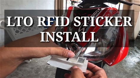 Lto Rfid Sticker Installation Bagong Plaka