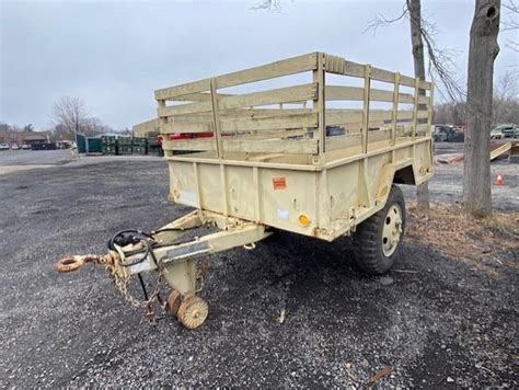 M105 Cargo Trailer With Side Racks