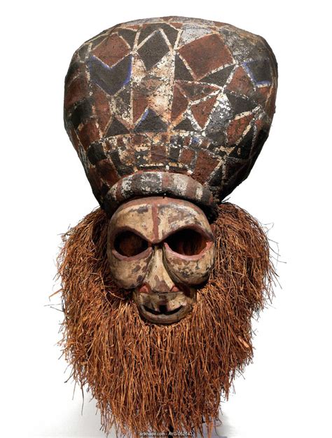 A Nkanu Mask Democratic Republic Of The Congo Mask Form Art Ancien