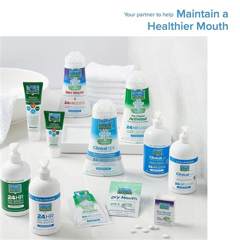 SmartMouth Clinical DDS Mouthwash & Toothpaste for Bad Breath and ...