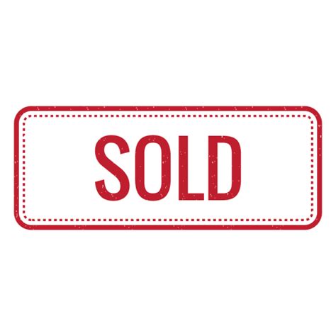 Sold Png Transparent