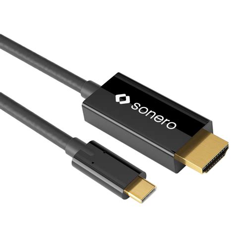 Czarny Kabel Usb C Hdmi K Gbps Sonero Xucc M Avstore Pl