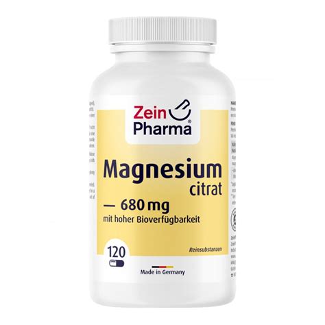 Magnesium Citrat Kapseln Stk Apotheke De