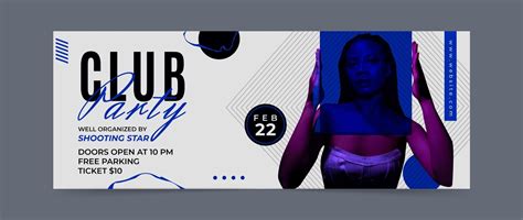 Free Vector Nightclub And Nightlife Party Social Media Cover Template