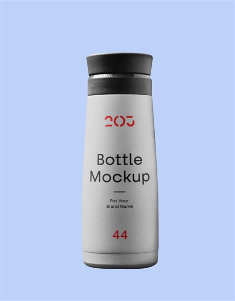 Bottle of Plastic Free Mockup (PSD) – FreeMockup