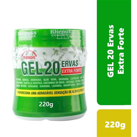 Gel Vinte Ervas Extra Forte Rhenuks Shopee Brasil