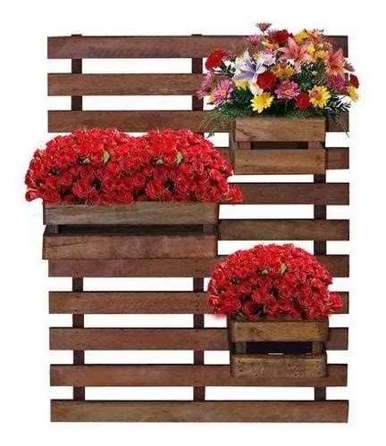 Painel Floreira Jardim Vertical X Cm C Cachep Treli A