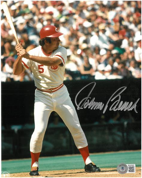 Lot Detail Johnny Bench Autographed X Photo