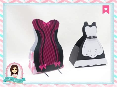 Caixa Vestido Ch De Lingerie Dani Papeleira
