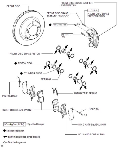 Toyota Tundra Service Manual Components Front Brake