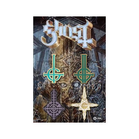 Grucifix Pin Set Ghost