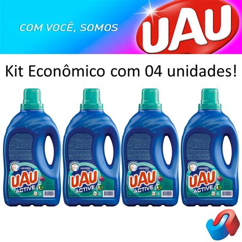 Sab O Lava Roupas L Quido Litros Uau Kit Ingleza Shopee Brasil