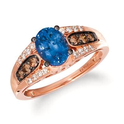 14K Strawberry Gold Ring Chocolate Diamonds Nude Diamonds TRIG 64 Le Vian