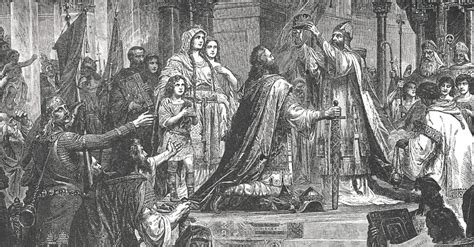 Charlemagne Crowned As Holy Roman Emperor