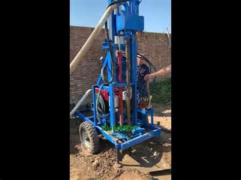 Portable Water Borehole Well Drilling Machine Sunmoy Hf D Youtube