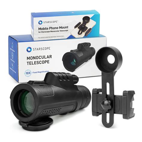 Amazon.com : StarScope Monocular Telescope G3 and Phone Mount - 10x ...