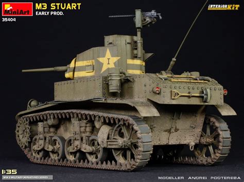 35404 M3 STUART EARLY PROD INTERIOR KIT Andrei Podtereba Miniart