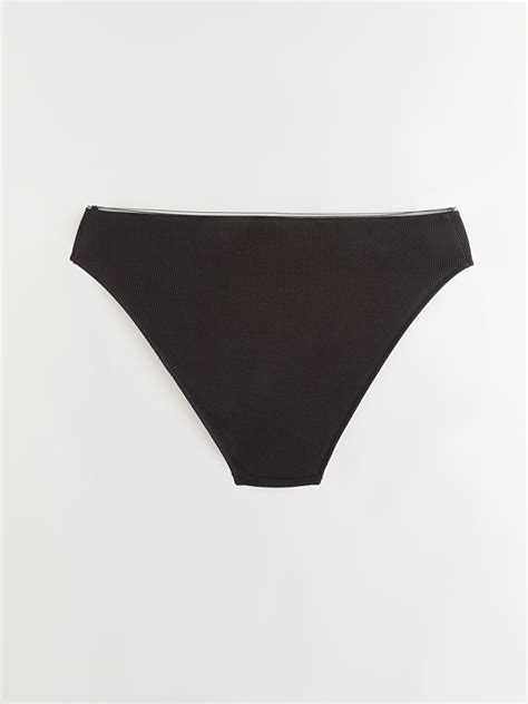 SİYAH Düz Bikini Külot W DI Z CVL LCW