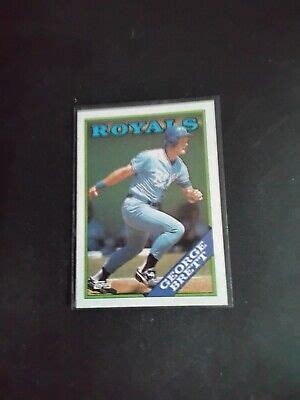 1988 Topps George Brett 700 Kansas City Royals HOF EBay