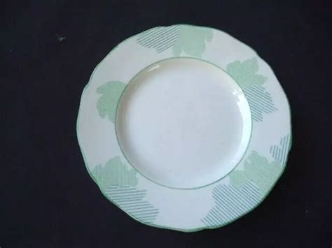 VINTAGE ART DECO Royal Doulton Athlone Green D5552 Bread Butter Plate