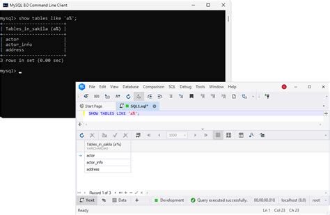 How To See Tables In Database Sql