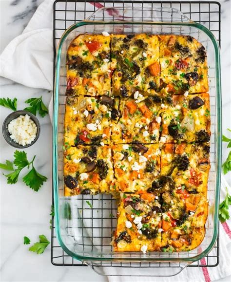 Vegetarian Breakfast Casserole {perfect For A Crowd }