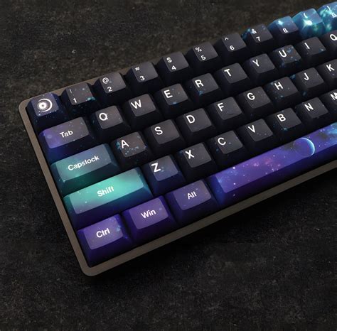 Starry Sky Keycaps Set 139 Keys Night Sky Aesthetic Keycaps KCA Profile