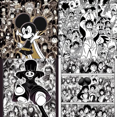 Goofy In The Style Of Kentaro Miura Disney Berserk Stable